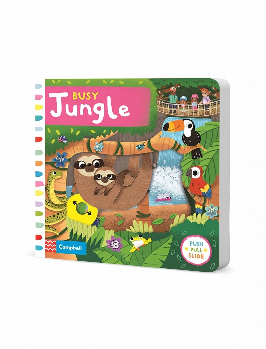 Busy Jungle Children's Book at Zubaidas