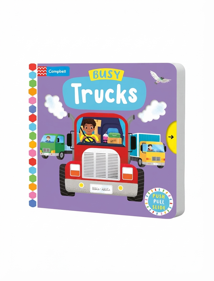 Busy Trucks Children's Books at Zubaidas