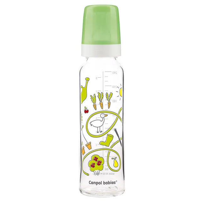 Canpol Babies Glass Narrow Neck Bottle 240 ML 42/201 at Zubaidas Official Pakistan