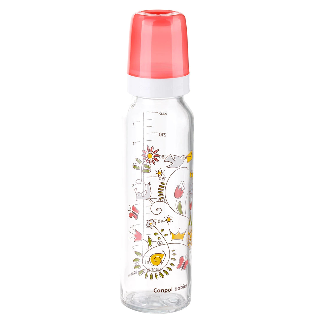 Canpol Babies Glass Narrow Neck Bottle 240 ML 42/201 at Zubaidas Online Pakistan