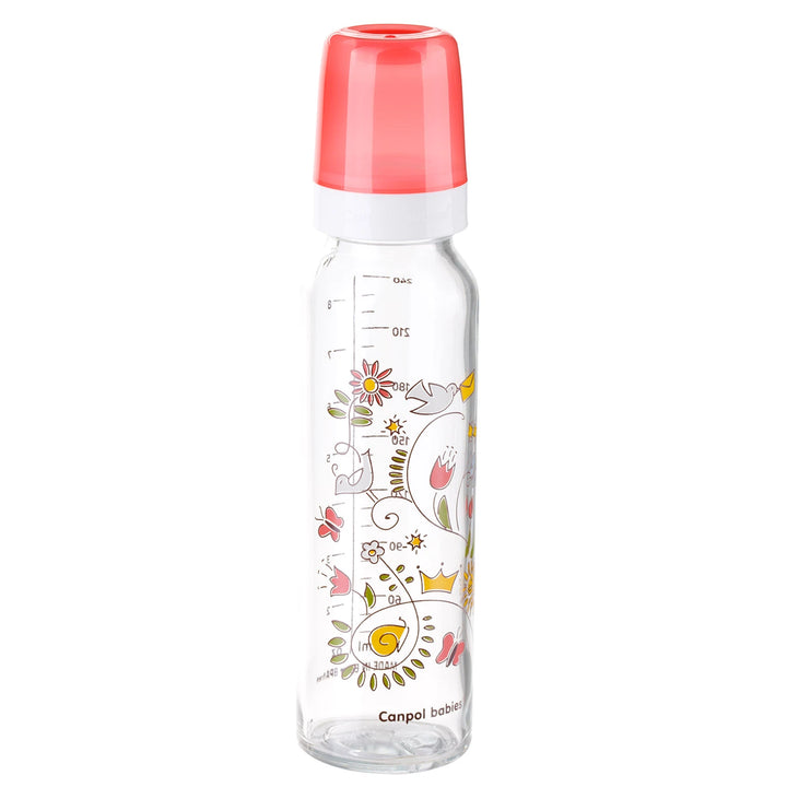 Canpol Babies Glass Narrow Neck Bottle 240 ML 42/201 at Zubaidas Online Pakistan