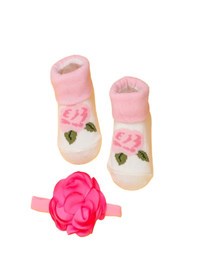 Zubaida's Adorable Socks & Headband Coordinated Set