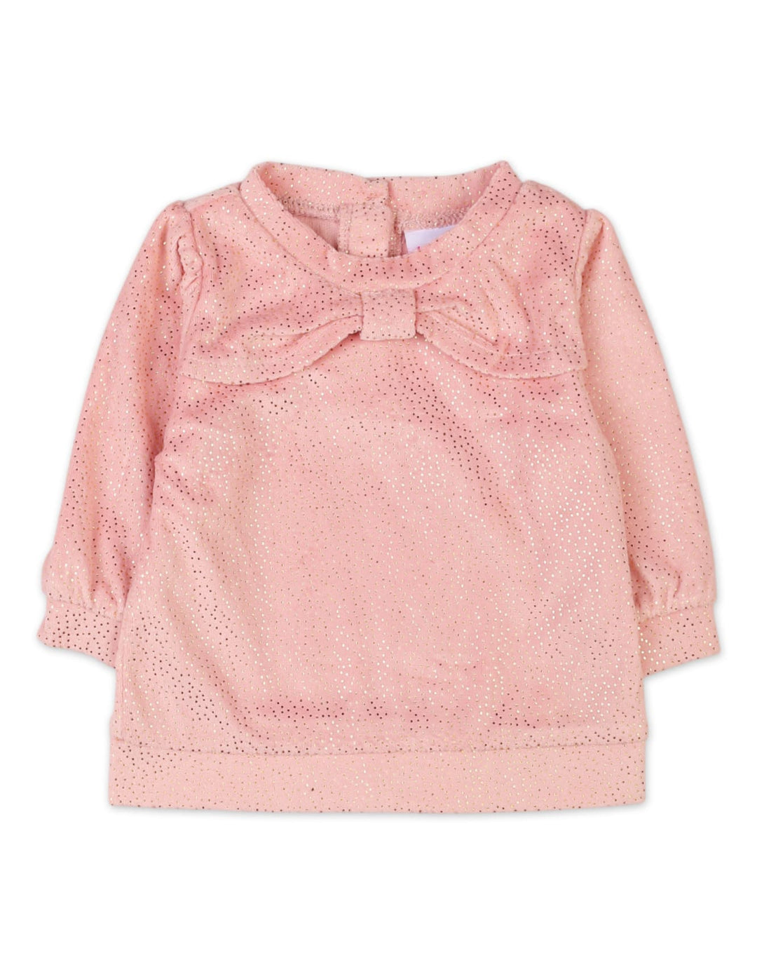 Cute Baby Girls Winter Outfit Sets Bambies Bow Pink at Zubaidas Pakistan