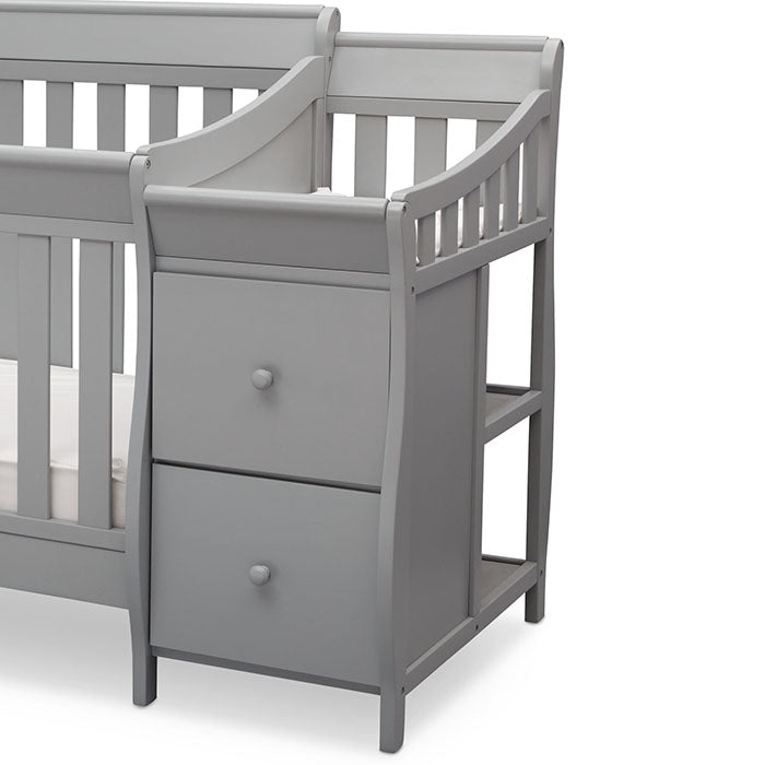 Delta Children Bentley S Convertible Crib and Changer 74461-026 Grey at Zubaidas Best Baby Shop in Pakistan