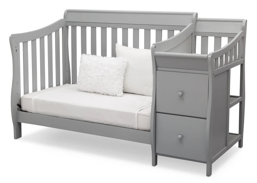 Delta Children Bentley S Convertible Crib and Changer 74461-026 Grey at Zubaidas No 1 Baby Store in Pakistan