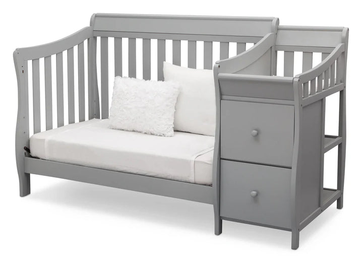 Delta Children Bentley S Convertible Crib and Changer 74461-026 Grey at Zubaidas No 1 Baby Store in Pakistan