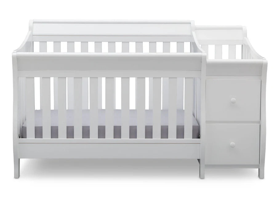 Delta Children Bentley S Convertible Crib and Changer 74461-100 White at Zubaidas Official Pakistan