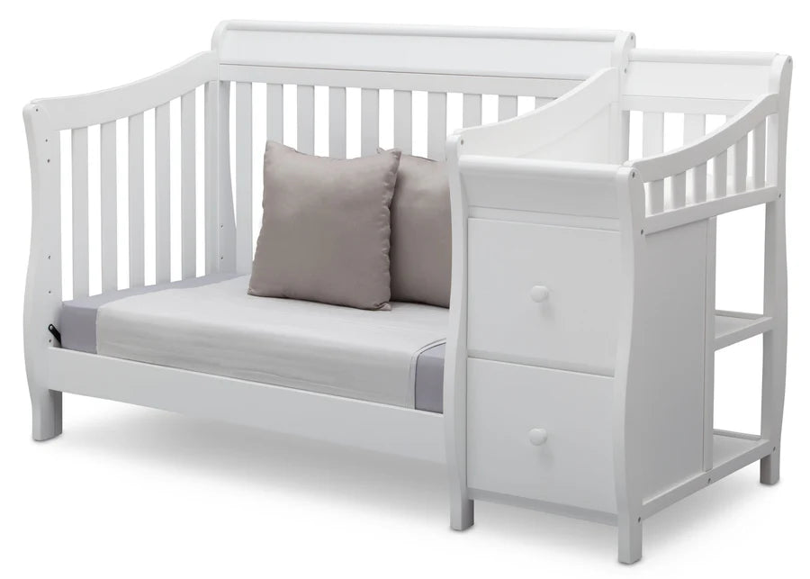 Delta Children Bentley S Convertible Crib and Changer 74461-100 White at Zubaidas Best Online Baby Store in Pakistan