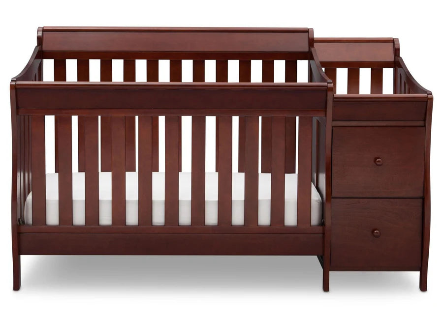 Delta Children Bentley S Convertible Crib and Changer 74461-607 Black Cherry Espresso at Zubaidas Official Pakistan