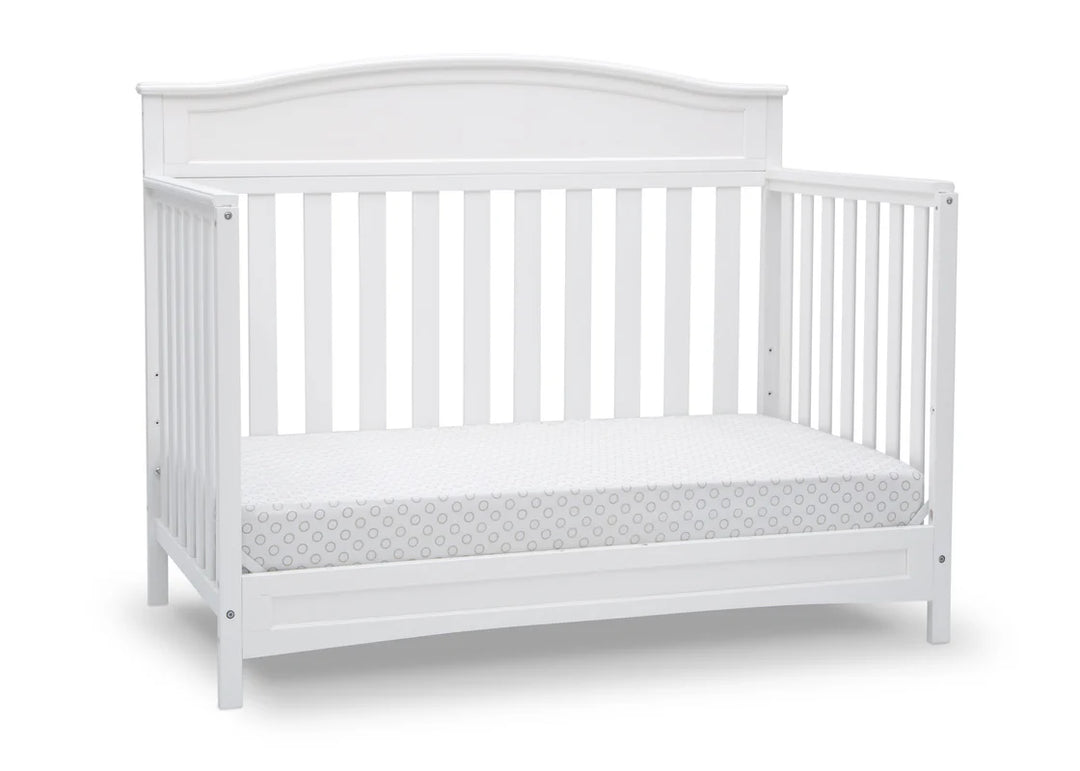 Delta Children Emery Convertible Crib 7380-100 White at Zubaidas Number 1 Baby Store in Pakistan