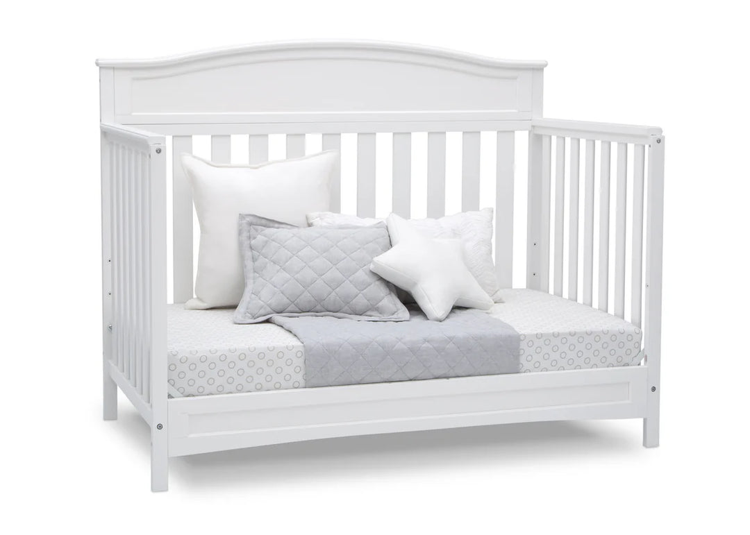 Delta Children Emery Convertible Crib 7380-100 White at Zubaidas Graco Babyshop Pakistan