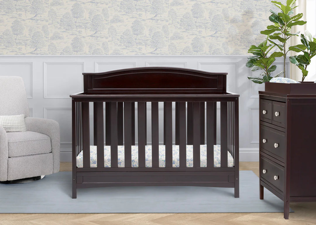 Delta Children Emery Convertible Crib 7380-207 Dark Chocolate at Zubaidas Online Pakistan