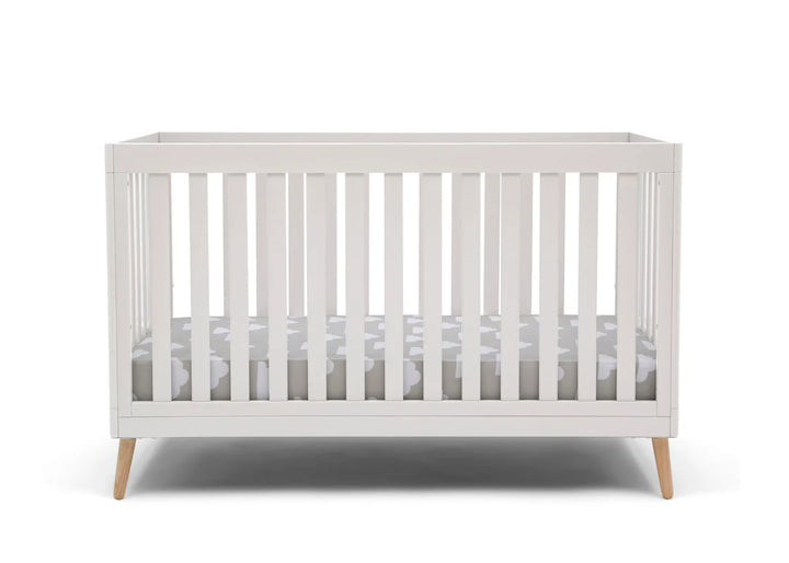 Delta Children Essex Convertible Crib W103150-123 Bianca White with Natural at Zubaidas No 1 Online Baby Shop in Pakistan