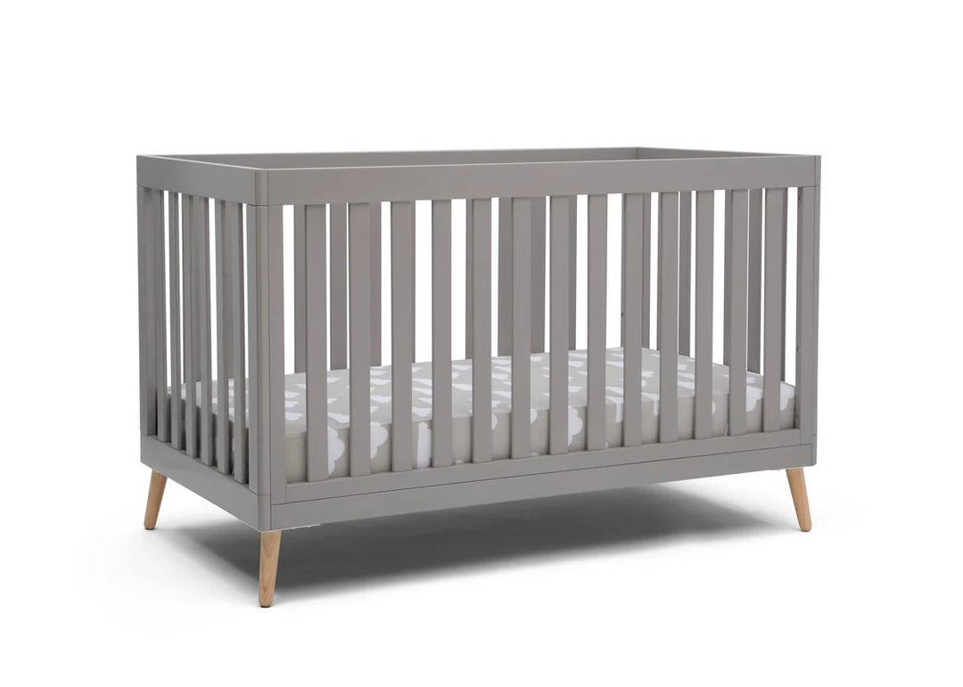 Delta Children Essex Convertible Crib W103150-1359 Grey with Natural at Zubaidas