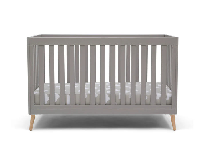 Delta Children Essex Convertible Crib W103150-1359 Grey with Natural at Zubaidas Number 1 Baby Store in Pakistan