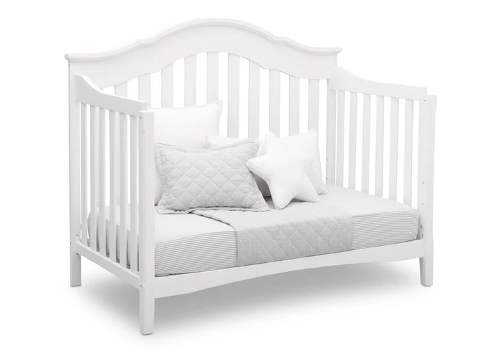 Delta Children Farmhouse Convertible Baby Crib W112150-1349 Textured White at Zubaidas # 1 Baby Store in Pakistan