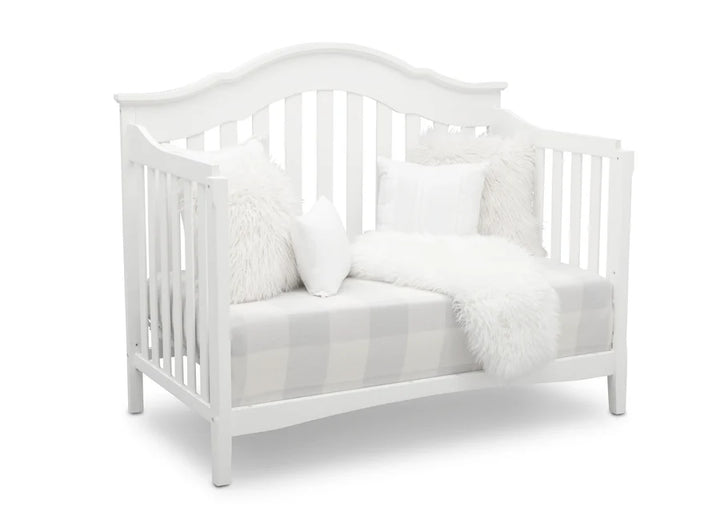 Delta Children Farmhouse Convertible Baby Crib W112150-1349 Textured White at Zubaidas # 1 Baby Shop in Pakistan