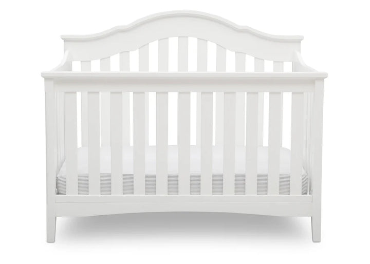 Delta Children Farmhouse Convertible Baby Crib W112150-1349 Textured White at Zubaidas Best Baby Shop in Pakistan
