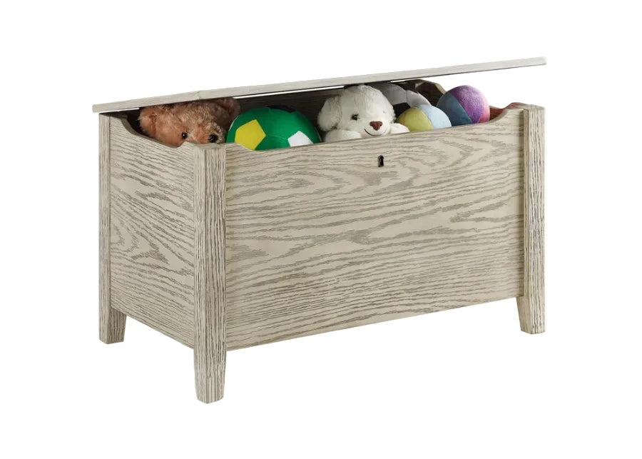 Delta Children Farmhouse Toy Box W112450-1340 Textured Limestone at Zubaidas