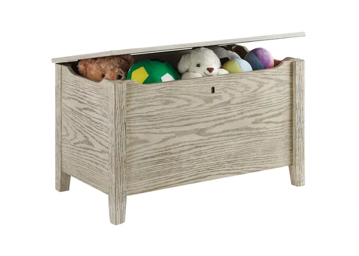 Delta Children Farmhouse Toy Box W112450-1340 Textured Limestone at Zubaidas