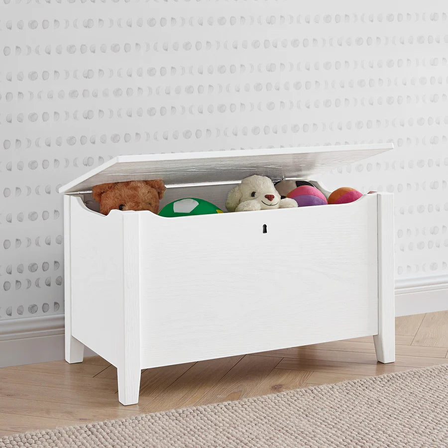 Delta Children Farmhouse Toy Box W112450-1349 Textured White at Zubaidas Pakistan