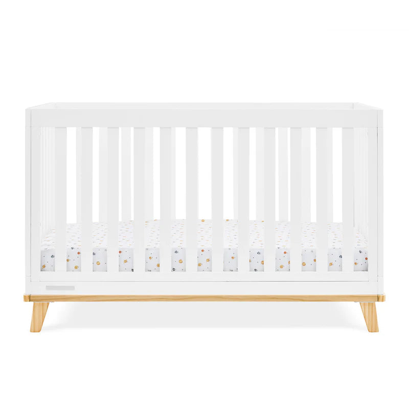 Delta Children Frankie Convertible Crib W198130-123 Bianca White with Natural at Zubaidas Online Pakistan