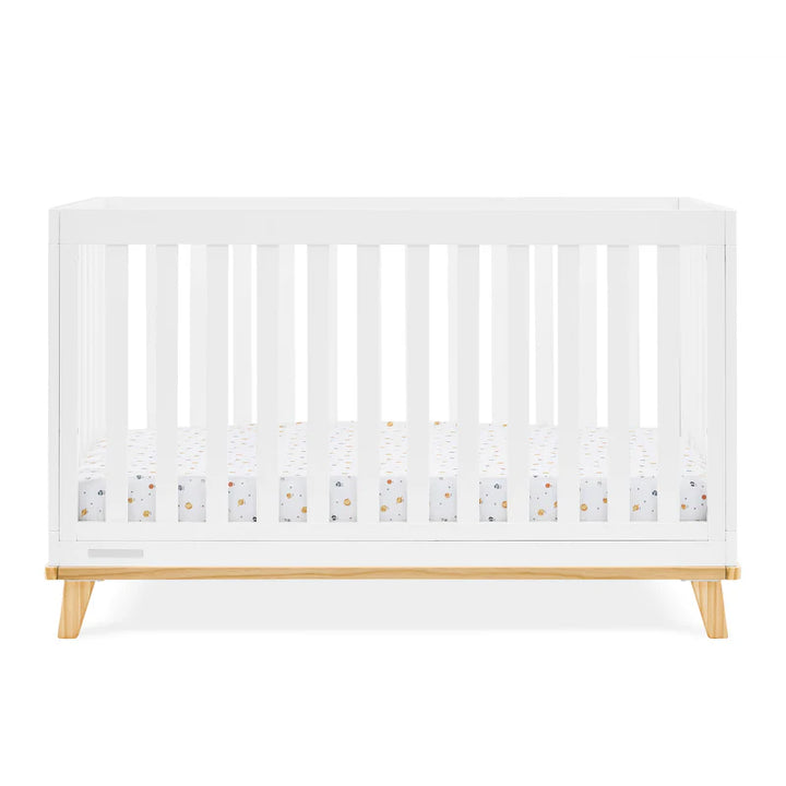 Delta Children Frankie Convertible Crib W198130-123 Bianca White with Natural at Zubaidas Online Pakistan