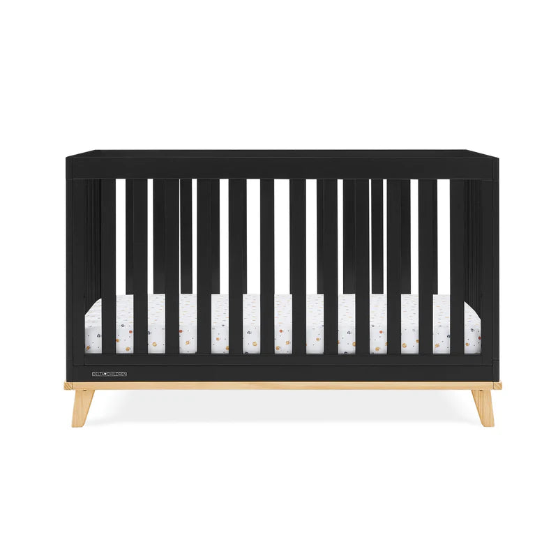 Delta Children Frankie Convertible Crib W198130-1482 Ebony with Natural at Zubaidas - Zubaidas Official™