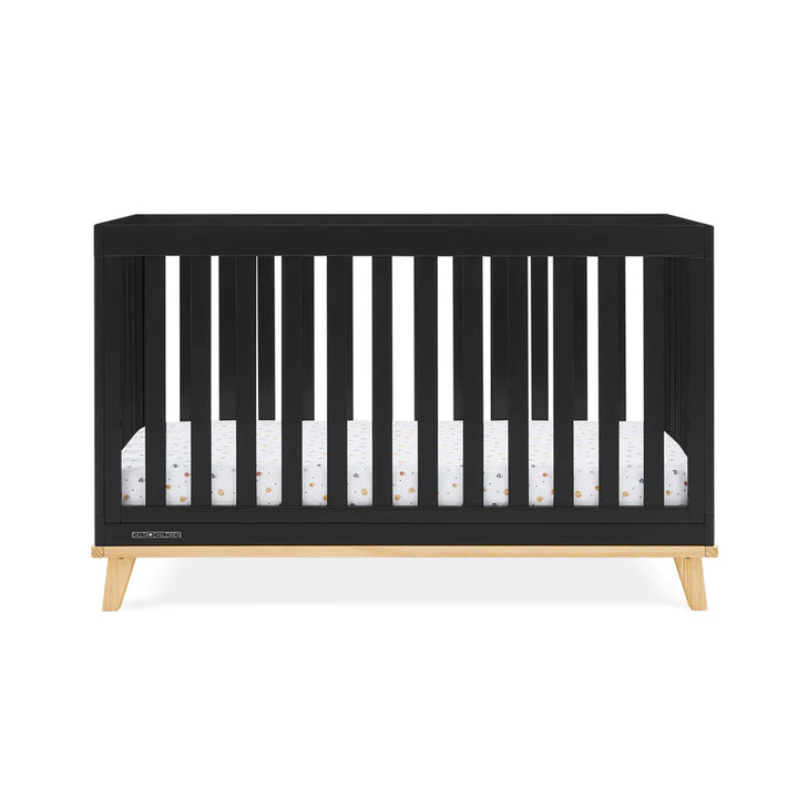 Delta Children Frankie Convertible Crib W198130-1482 Ebony with Natural at Zubaidas - Zubaidas Official™