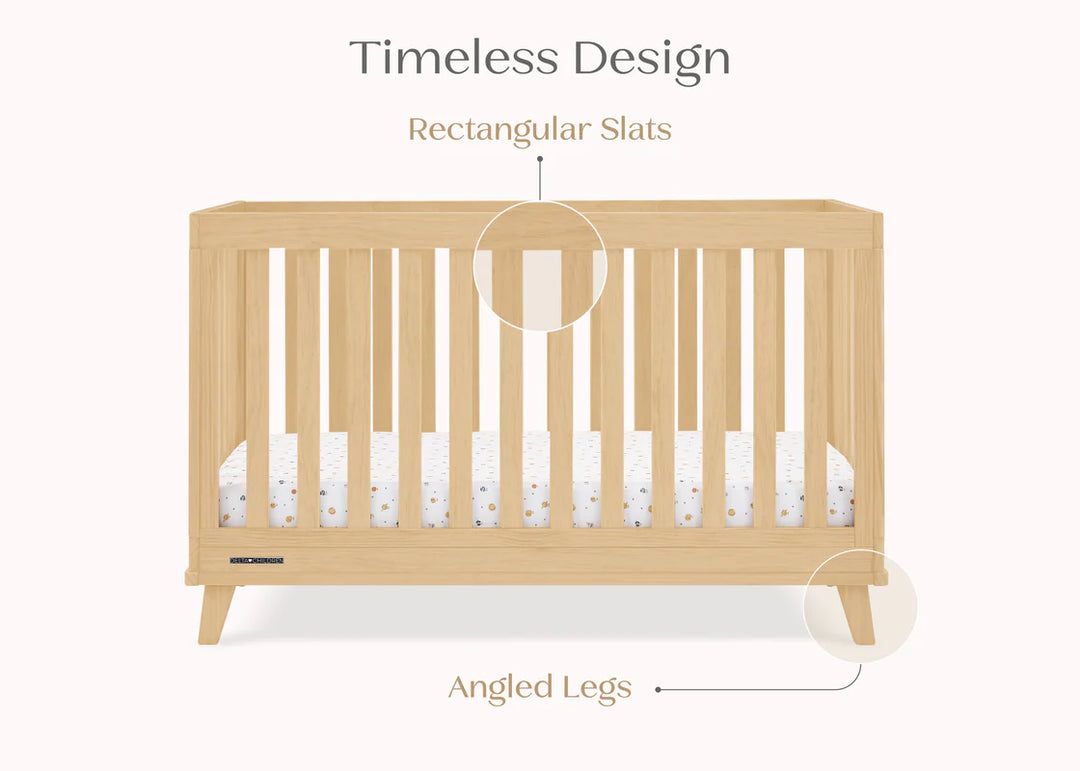 Delta Children Frankie Convertible Crib W198130-746 Natural at Zubaidas Best Baby Store in Pakistan