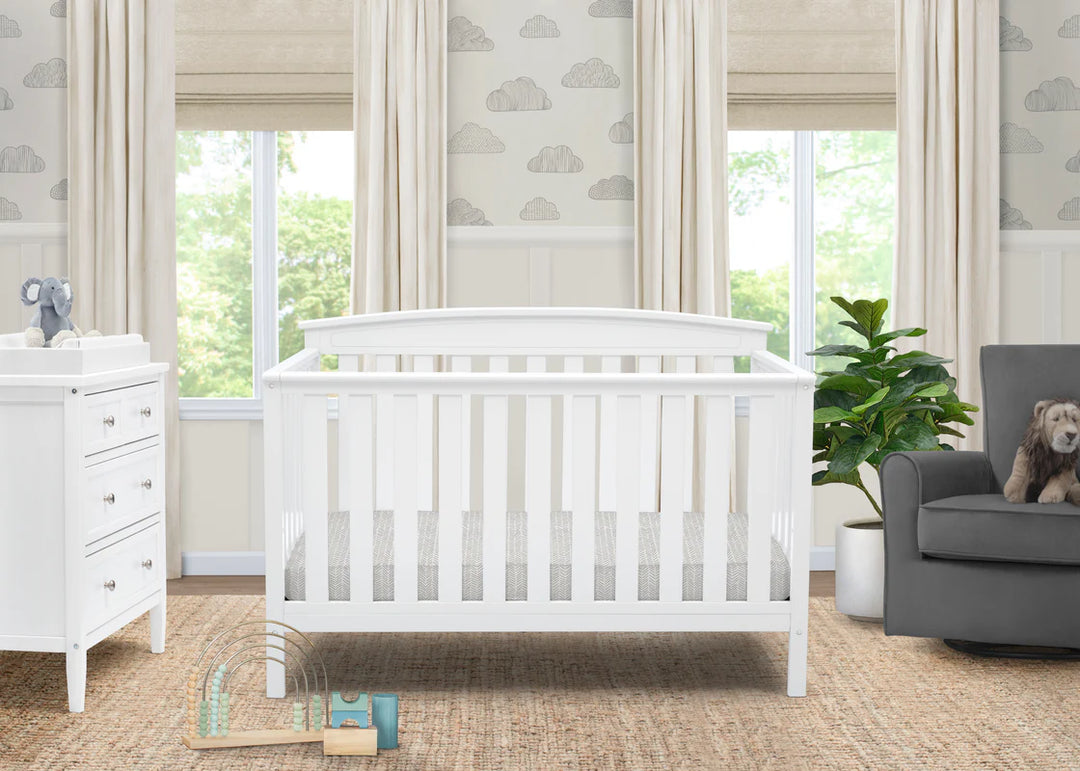 Delta Children Gateway Convertible Crib 7312-100 White at Zubaidas Online Pakistan