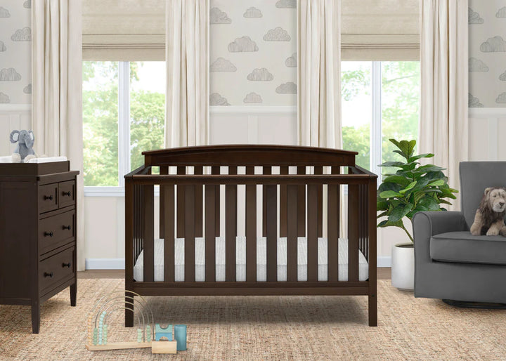 Delta Children Gateway Convertible Crib 7312-207 Dark Chocolate at Zubaidas Online Pakistan