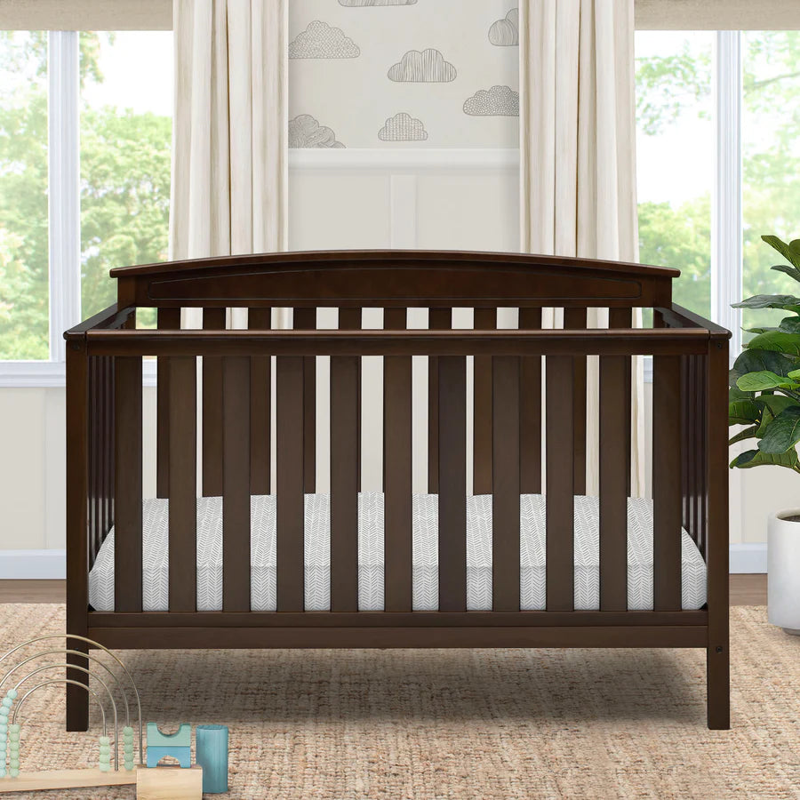 Delta Children Gateway Convertible Crib 7312-207 Dark Chocolate at Zubaidas Best Baby Store in Pakistan
