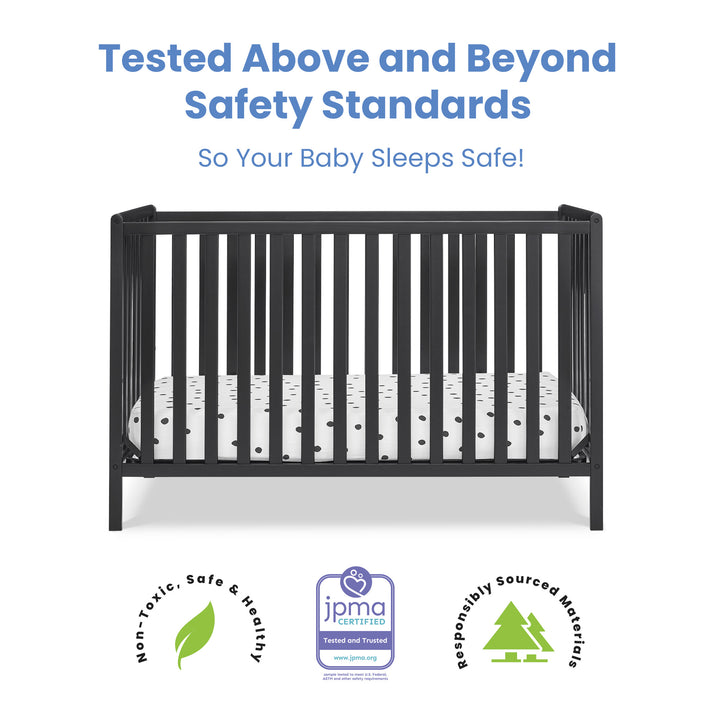 Delta Children Heartland Convertible Crib 555140-011 Ebony at Zubaidas Online Pakistan