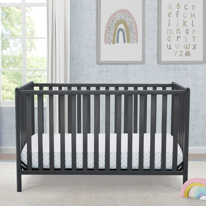 Delta Children Heartland Convertible Crib 555140-029 Charcoal Grey at Zubaidas Best Online Baby Shop in Pakistan