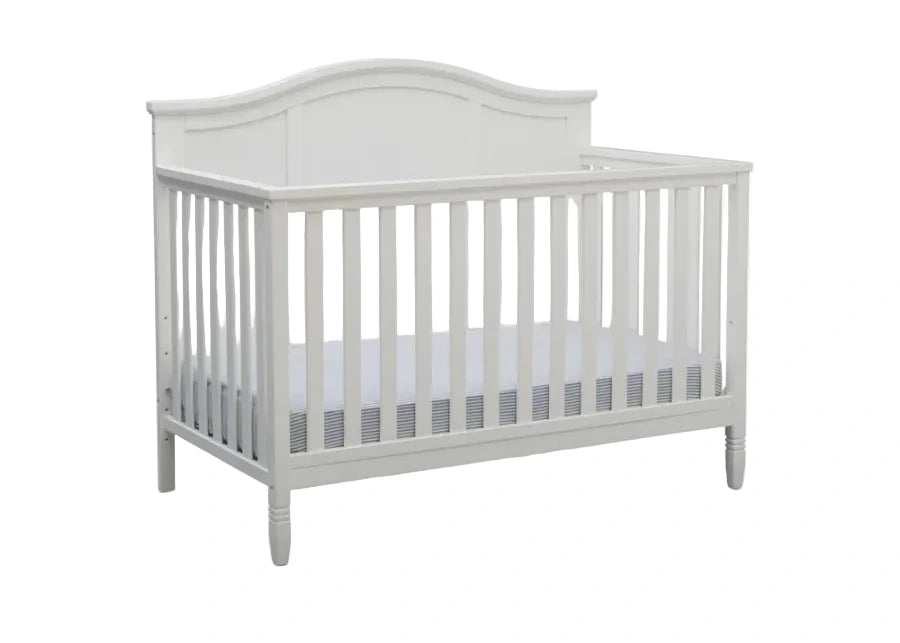 Delta Children Madrid Convertible Crib 7730-130 Bianca White at Zubaidas