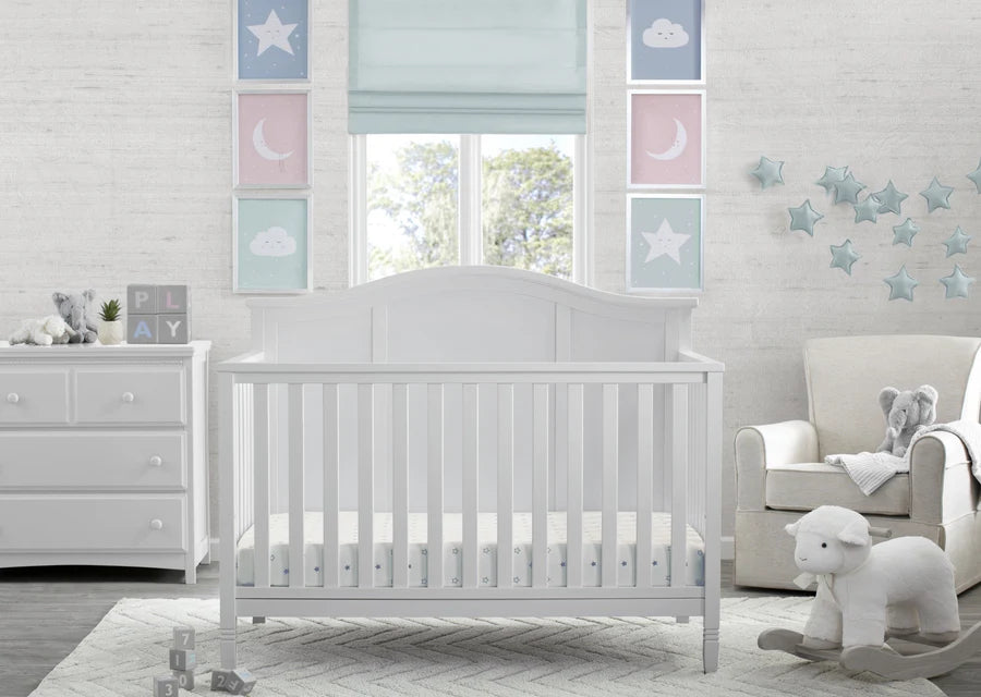 Delta Children Madrid Convertible Crib 7730-130 Bianca White at Zubaidas Pakistan