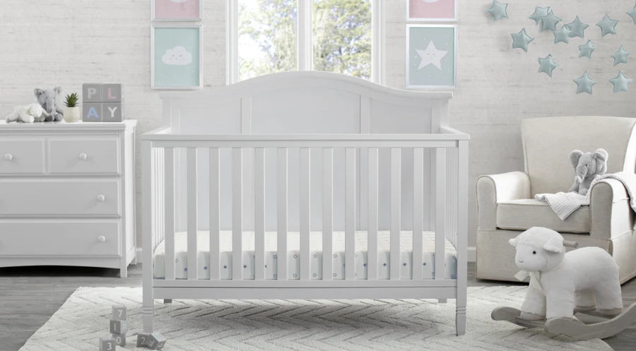 Delta Children Madrid Convertible Crib 7730-130 Bianca White at Zubaidas # 1 Online Baby Shop in Pakistan