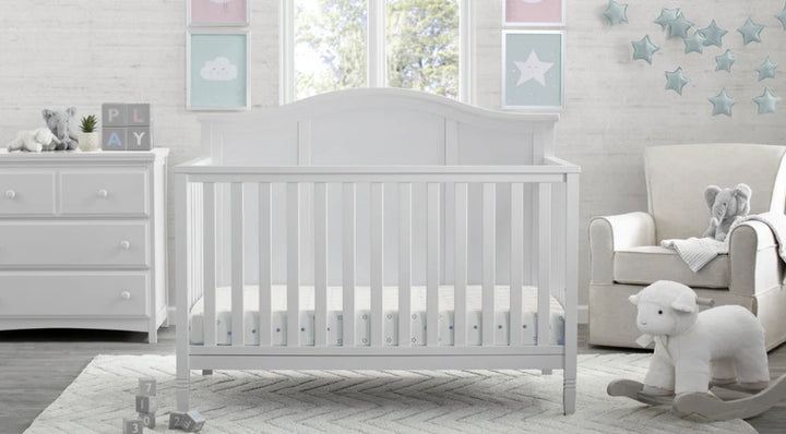 Delta Children Madrid Convertible Crib 7730-130 Bianca White at Zubaidas # 1 Online Baby Shop in Pakistan