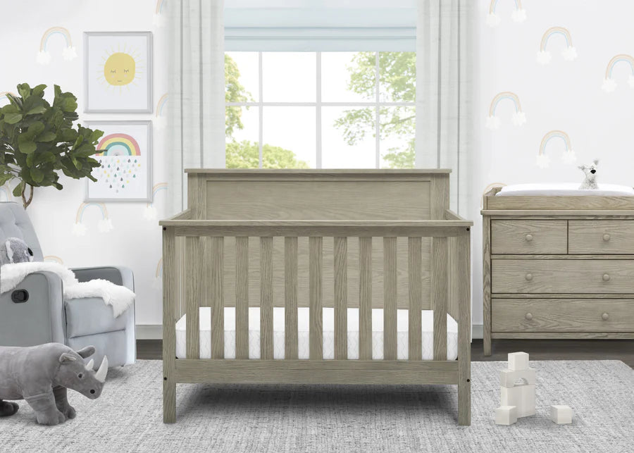 Delta Children Middleton Convertible Baby Crib W101150-1340 Textured Limestone at Zubaidas Pakistan