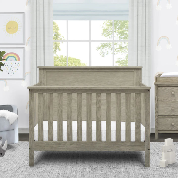 Delta Children Middleton Convertible Baby Crib W101150-1340 Textured Limestone at Zubaidas Best Online Baby Store in Pakistan