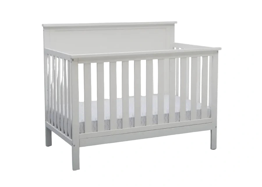 Delta Children Middleton Convertible Baby Crib W101150-1349 Textured White at Zubaidas
