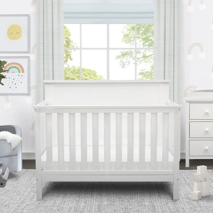 Delta Children Middleton Convertible Baby Crib W101150-1349 Textured White at Zubaidas Online Pakistan