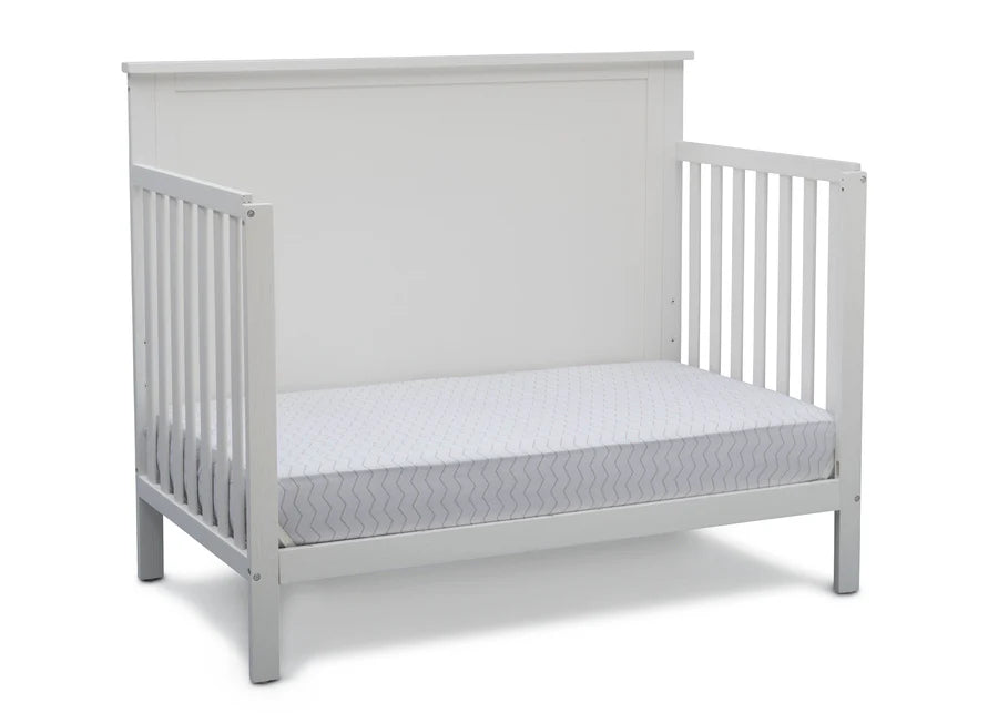 Delta Children Middleton Convertible Baby Crib W101150-1349 Textured White at Zubaidas Best Online Baby Store in Pakistan