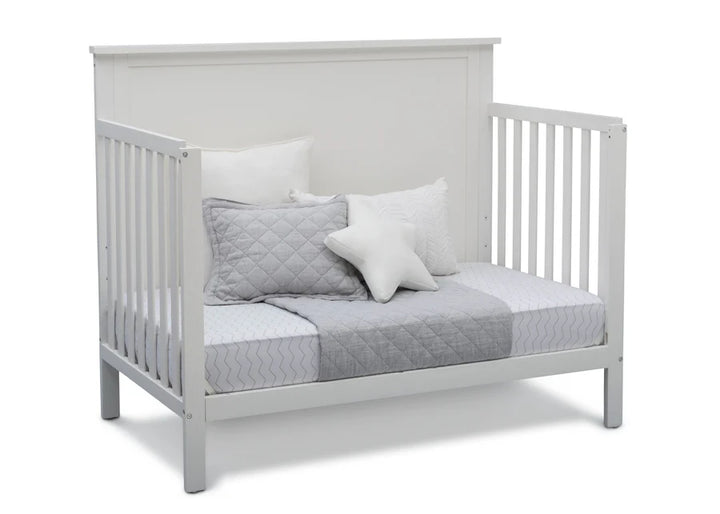 Delta Children Middleton Convertible Baby Crib W101150-1349 Textured White at Zubaidas Best Online Baby Shop in Pakistan