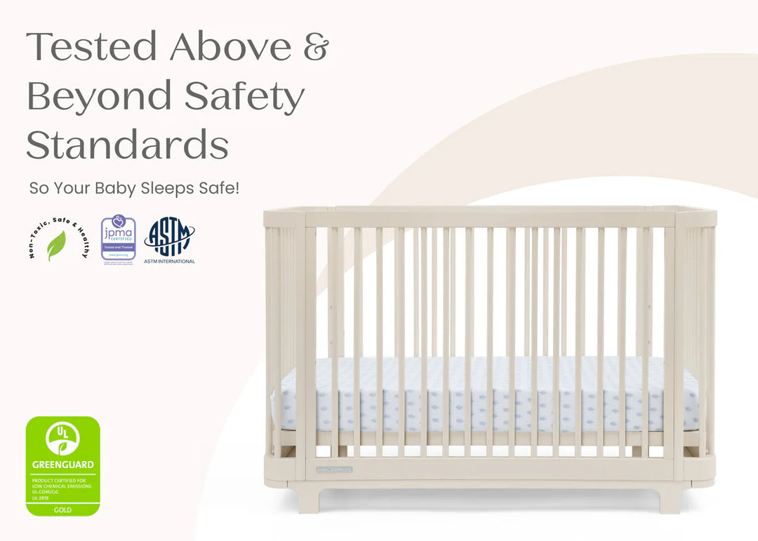 Delta Children Nest Convertible Crib W110130-1560 Soft Beige at Zubaidas Best Online Baby Store in Pakistan