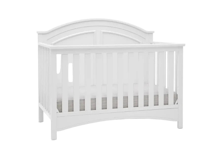 Delta Children Perry Convertible Crib W120650-130 Bianca White at Zubaidas