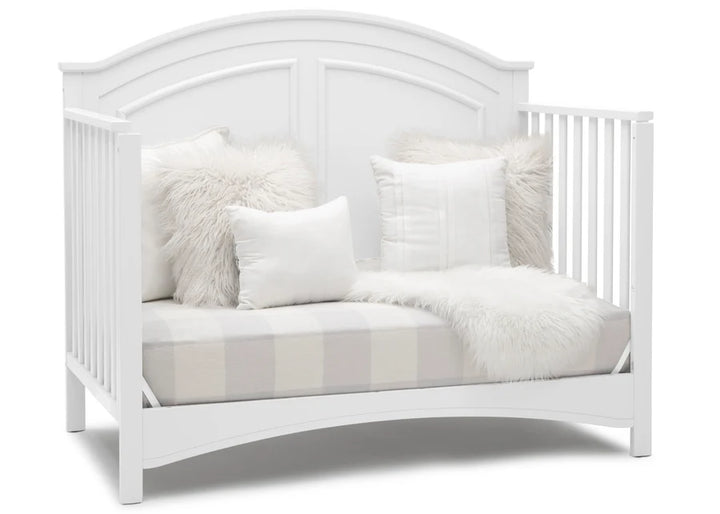 Delta Children Perry Convertible Crib W120650-130 Bianca White at Zubaidas No 1 Baby Shop in Pakistan