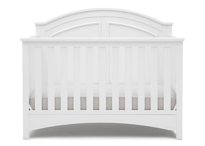 Delta Children Perry Convertible Crib W120650-130 Bianca White at Zubaidas Number 1 Baby Store in Pakistan