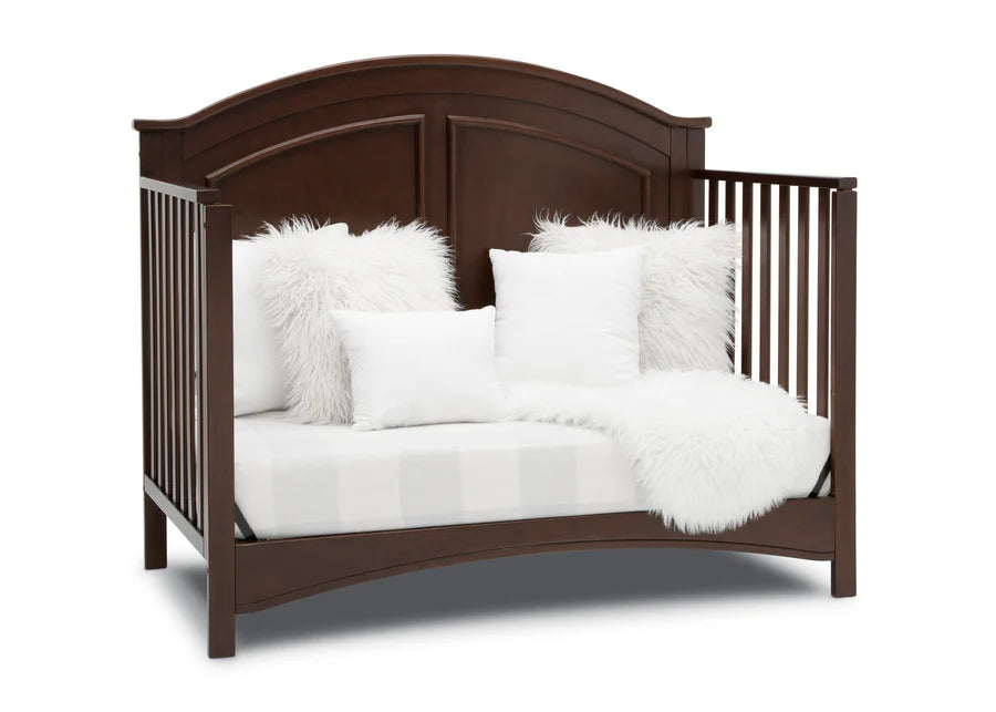 Delta Children Perry Convertible Crib W120650-1324 Walnut Espresso at Zubaidas Number 1 Baby Shop in Pakistan